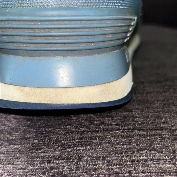 New Balance 574 “Pique Polo”  Blue Sneakers Classic Suede Mesh - Picture 8 of 15